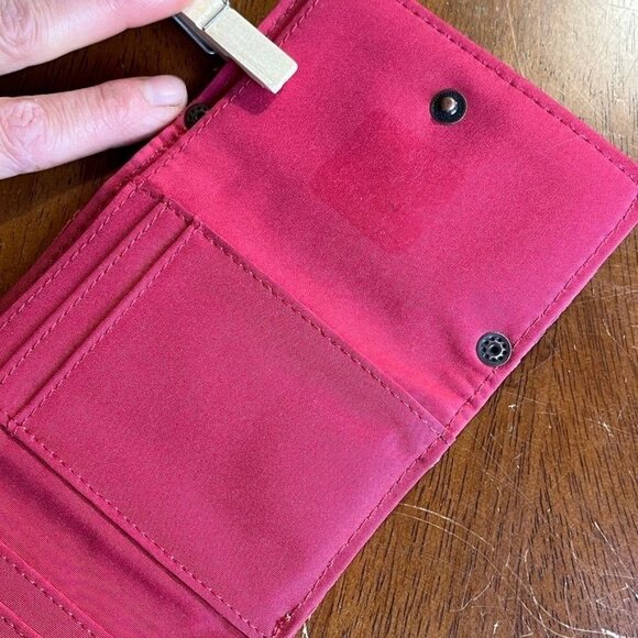 Vintage Levis Corduroy Wallet Trifold Red Tab Snap Indie Skater Grunge Retro - Picture 7 of 11